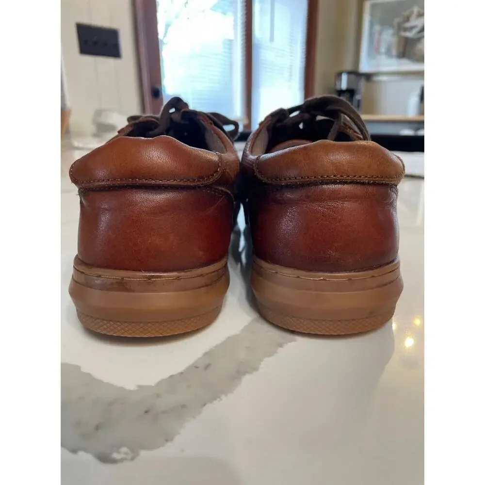 Arkbird Original Oxford Shoe Brown Leather Lace Up Mens Size 9 Low Top Sneaker‎